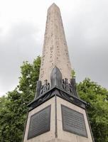 egyptisk obelisk, london foto