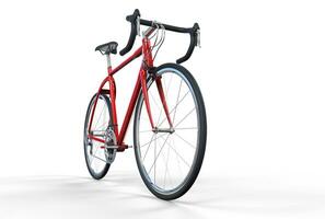 cykel röd 2 foto