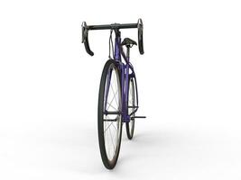 metallisk lila sporter cykel - främre se foto