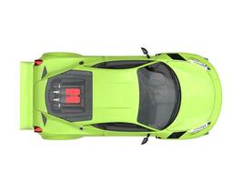 grön gul sporter bil - topp se foto