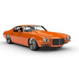 mango orange årgång amerikan bil - studio skott foto
