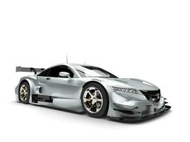 metallisk silver- modern super sporter bil foto