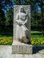 monument till de okänd soldat i ww2 - belgrad, serbia foto