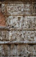 skön roman period relief skulptur i thessaloniki, grekland foto