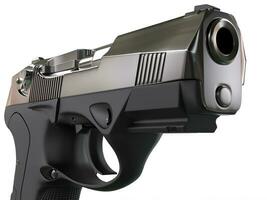 modern 9mm pistol foto