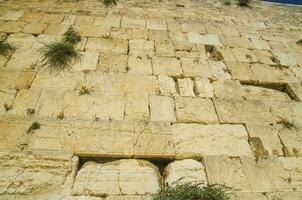 de klagan vägg av jerusalem mönster foto