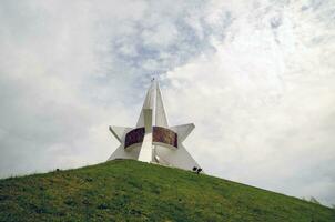 monument av odödlighet i bryansk, ryssland foto