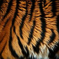 realistisk tiger päls textur. genererad ai foto