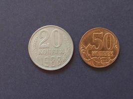 rubel mynt, ryssland foto
