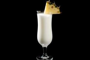 pina colada och ananas cocktail. neuralt nätverk ai genererad foto