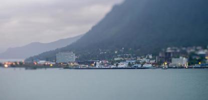 juneau, alaska usa norra staden och landskap foto