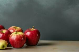 traditionell mat av jewish ny år Semester av tradition eller religion. rosh hashanah med kopia Plats begrepp förbi ai genererad foto