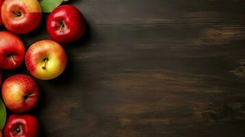 traditionell mat av jewish ny år Semester av tradition eller religion. rosh hashanah med kopia Plats begrepp förbi ai genererad foto