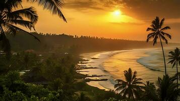 gammal pura ulun danu bratan, Besakih eller känd hindu tempel och turist i bali ö på soluppgång begrepp förbi ai genererad foto