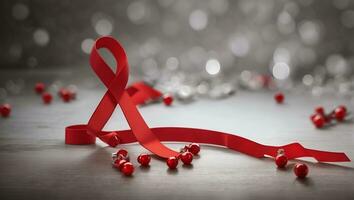 december 1, värld AIDS dag, ai genererad foto