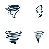 tornado logotyp symbol vektor illustration design foto