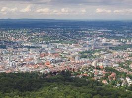 flygfoto över Stuttgart, Tyskland