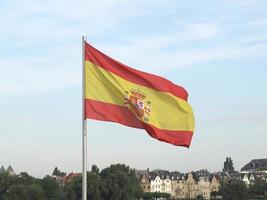 spaniens flagga foto