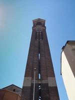 San Giuseppe kyrktorn i Turin foto