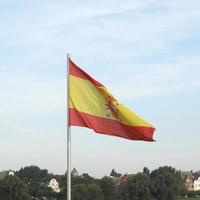 spaniens flagga foto