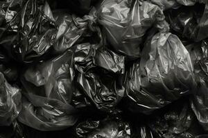 plast avfall städa stänga upp. generativ ai foto