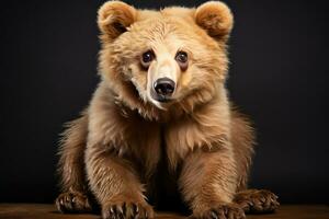 vild Björn farlig djur- eller däggdjur professionell reklam fotografi ai genererad foto