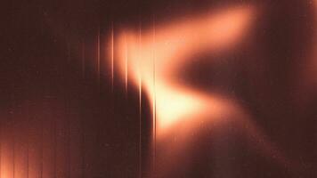 lutning orange Färg bakgrund med ljud effekt spannmål. lysande ljus. stor baner. foto