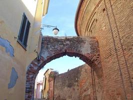 Rivoli gamla stad, Italien foto
