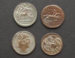 romersk mynt foto