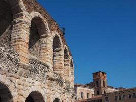 verona arena romerska amfiteatern foto