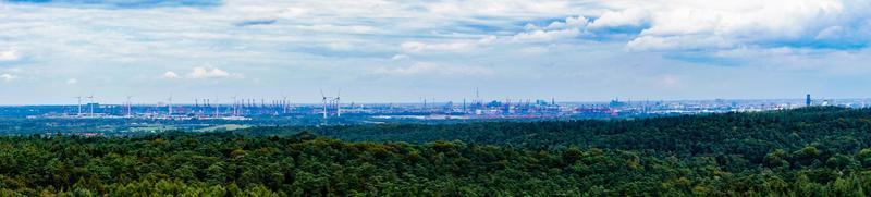 hamburgens skyline foto