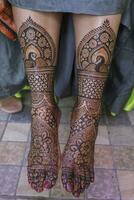 mehndi design indisk brud ben mehndi indisk bröllop foto
