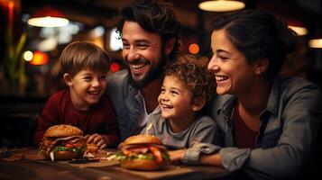 utsökt de känd biff, vegetabiliska burger erfarenhet. ai generativ foto