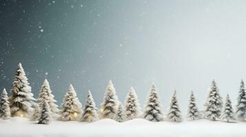 jul träd och kopia Plats foto
