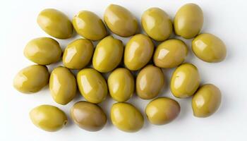 oliver för häller extra jungfrulig oliv olja. hälsa mat sammansättning. generativ ai foto