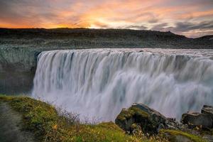 island vackert landskap, islandskt naturlandskap foto