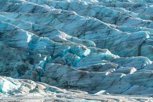 svinafellsjokull glaciär i vatnajokull nationalpark foto