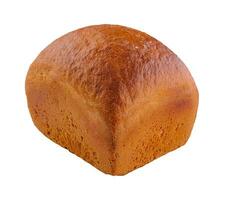 färsk råg bröd isolerat på vit bakgrund foto