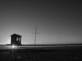 de strand av langeoog foto