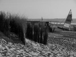 de strand av langeoog foto