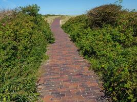 de tysk ö av langeoog foto