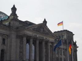 Bundestag -parlamentet i Berlin foto