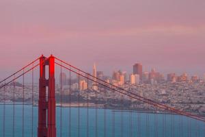 gyllene gate bridge i san francisco foto