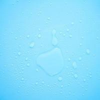 transparenta vattendroppar, rena bubblor