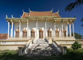 wat svay annat pagoda kandalprovinsen nära Phnom Penh Kambodja foto