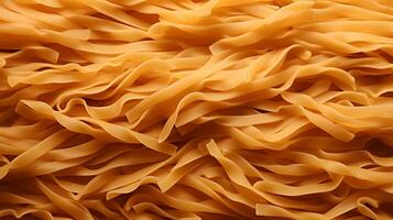mängd av typer och former av italiensk pasta. ai genererad foto
