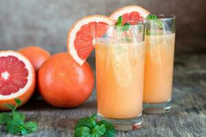 grapefrukt och tequila paloma cocktail foto