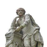shakespeare staty i london foto