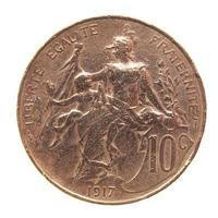 gammalt franskt mynt