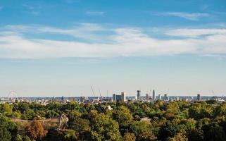 utsikt över londons skyline